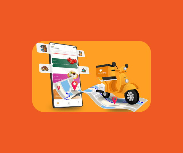 Search filters on food categories